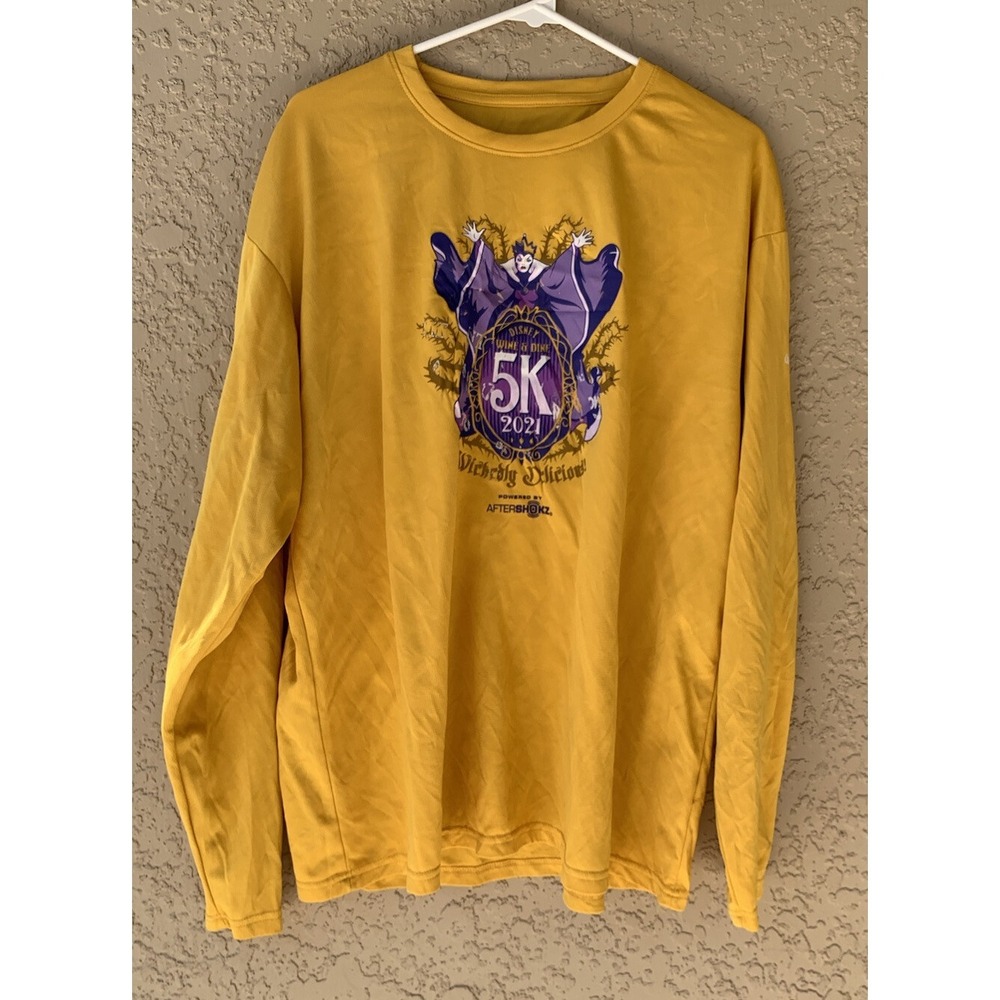 Run Disney Wine and Dine Shirt 5K 2021 Evil Queen Long Sleeve 50th Anniversary